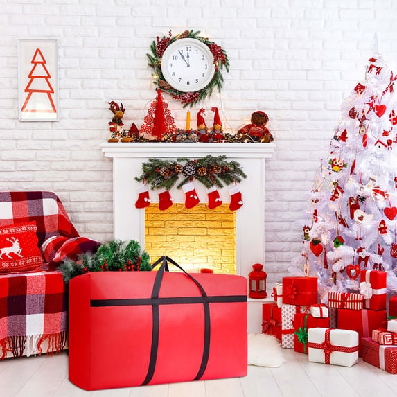 Christmas Tree Bag Storage, Christmas Storage Bins with Lids, Christmas Tree Storage Bags, Christmas Storage Bag Xmas Tree Storage(1PC)