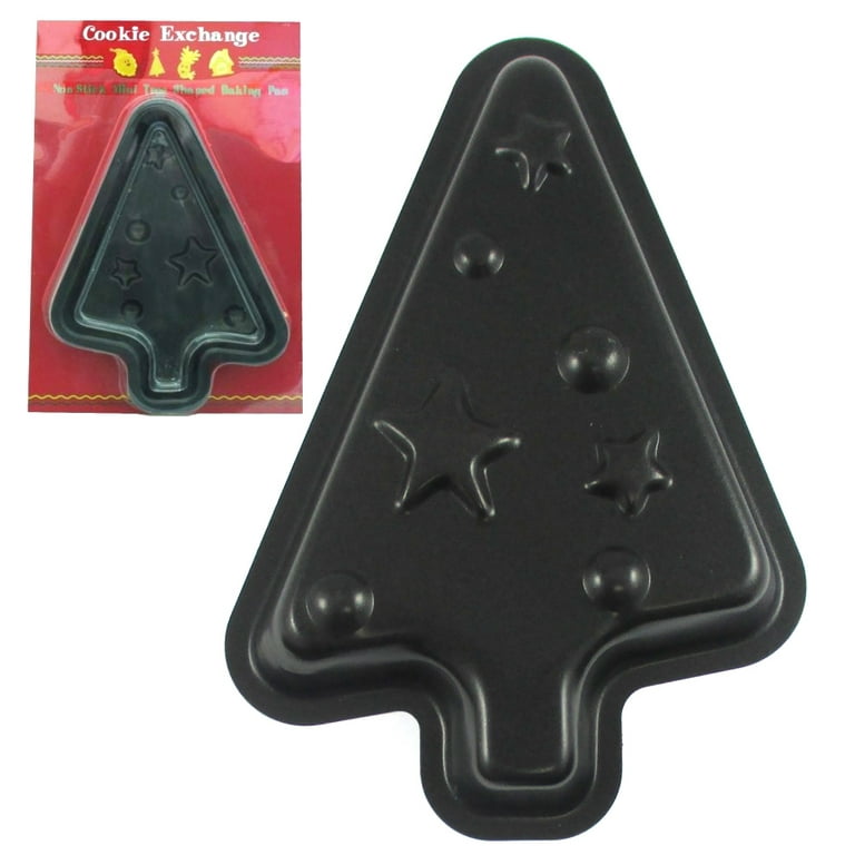Christmas Tree Baking Pan Mold Metal Cookie Cutter Mini Cake Pan Holiday  Party !