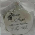 thumbnail image 1 of Christmas Tree Ball Ornaments Clear Feather Ball Angel Memorial Ornament I Have an Angel in Heaven I Call Her Mom - Family Memorial Loss of Loved One Hanging Pendant Xmas Tree Décor, 1 of 6