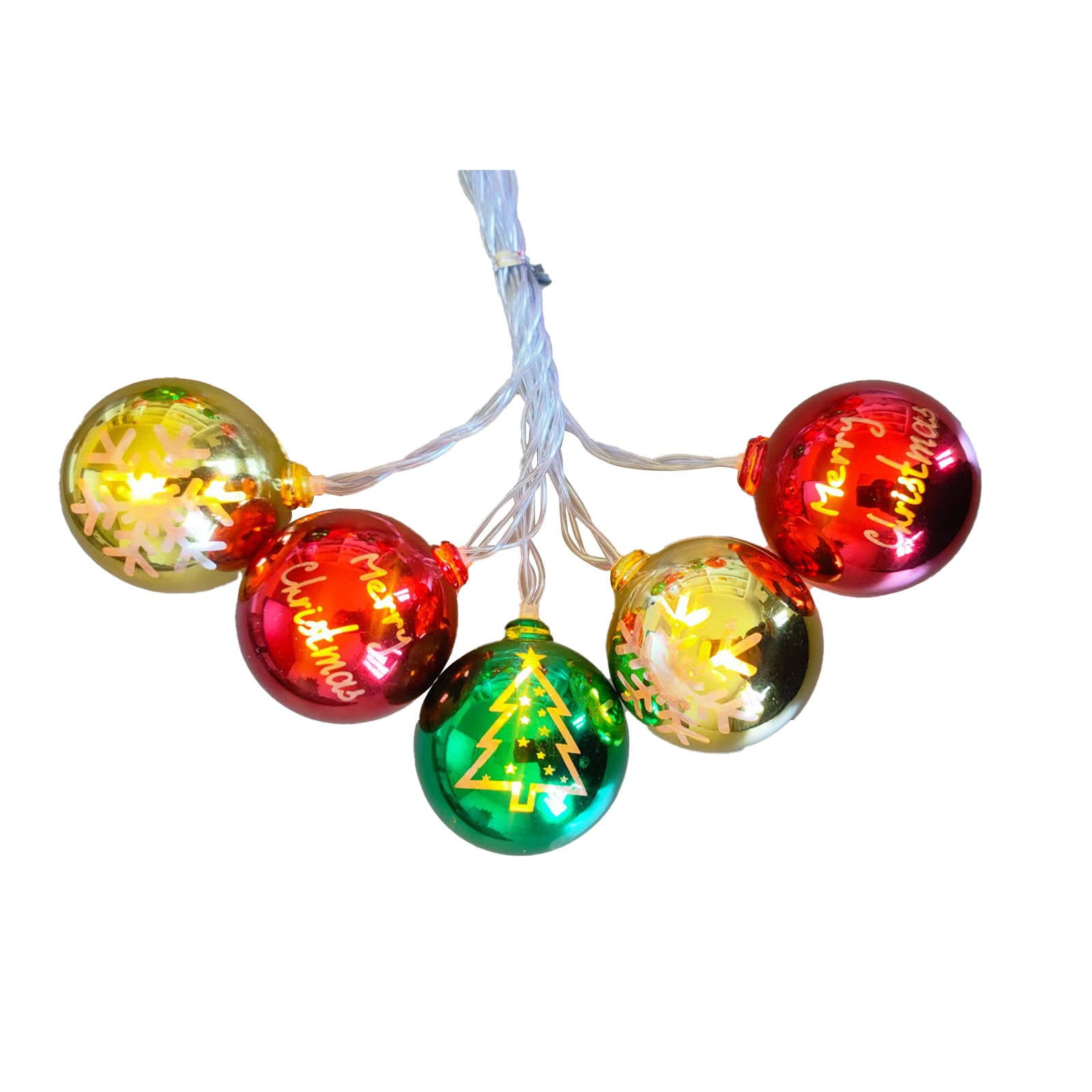 Christmas Tree Ball Ornaments Indoor Christmas Ball Lights Outdoor