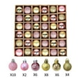 thumbnail image 1 of Christmas Tree Ball Ornaments Set - Christmas Decorations, Christmas Tree Pendants, Christmas Balls, Bright Colored Balls (3Cm/36Pcs S) Christmas Decorations, 1 of 4