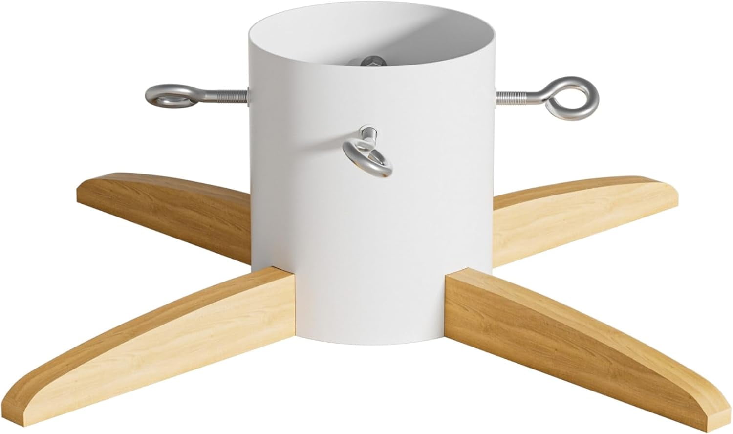 Christmas Tree Base Stand - Made of Metal and Solid Wood, Suitable for ...