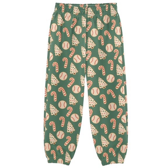 Christmas Tree Baseball Boys Pants Kids Casual Sweatpants Joggers Toddler Sports Pants 3-10 Years