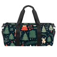 thumbnail image 1 of Christmas Tree Basketball Bag, Soccer Bag, Duffle Bag, Travel Bag - 17.7 Inch Sports Bag with Interior Zipper Pocket and Large Capacity, 1 of 6