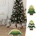 thumbnail image 1 of Christmas Tree Bathroom Rugs, Tree Decor Area Rugs, Lovely Bath Mat, Tree Shaped Mats, Machine Washable Rug for Bathroom, Front Door, Living Room, 1 of 7