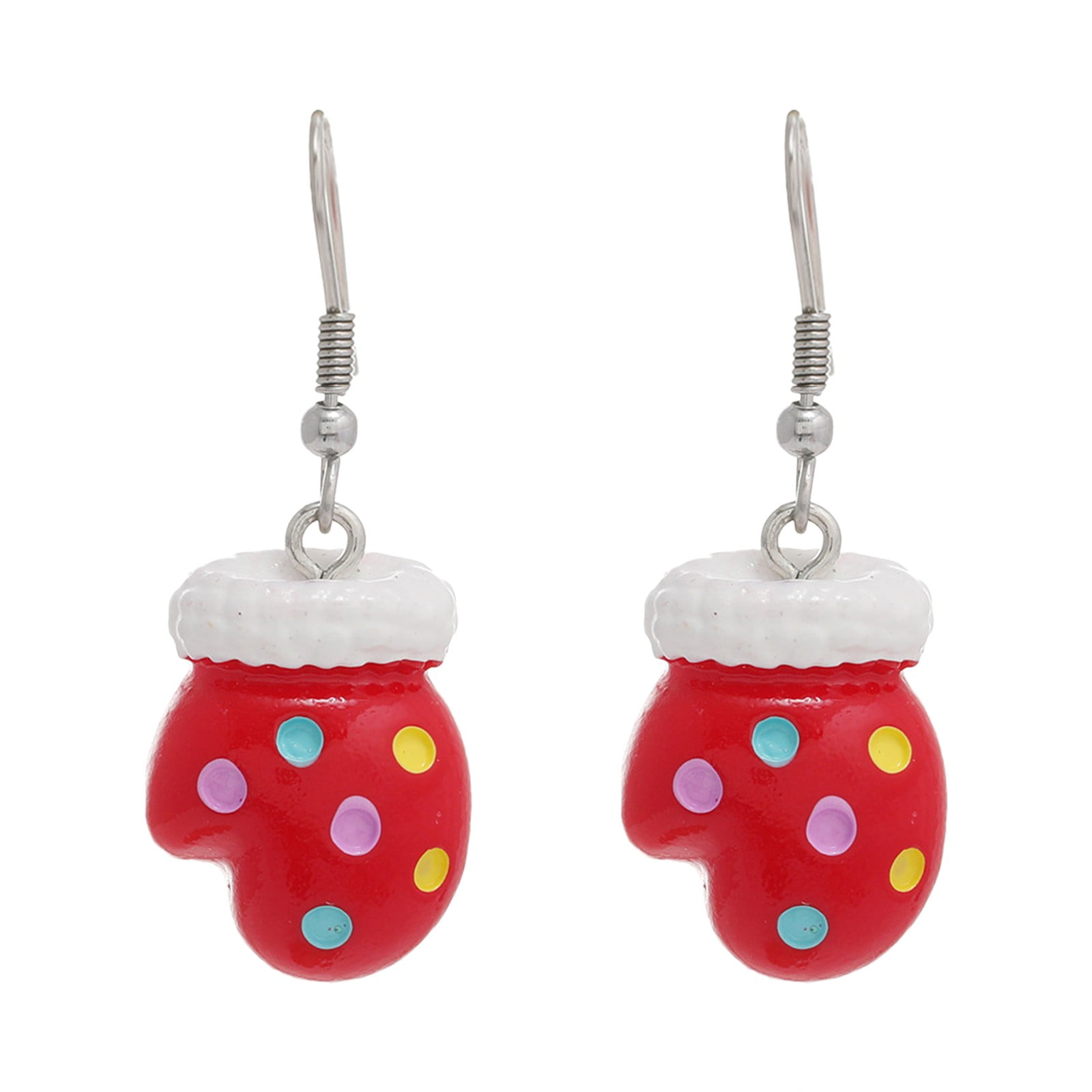 Christmas Tree Bell Earrings Christmas Creative Holiday Party Earrings