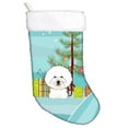 thumbnail image 1 of Christmas Tree & Bichon Frise Christmas Stocking, 1 of 1