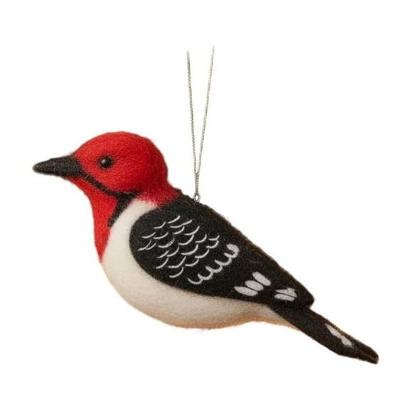 Christmas Tree Bird Ornament Acrylic Pendant Holiday Decor Festive Tree Accent Seasonal Display Decorative Hanging