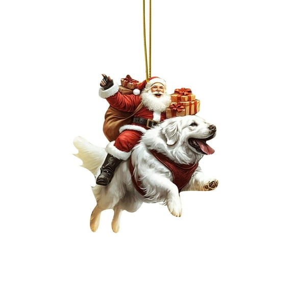 Christmas Tree Birth Ornament 2D Acrylic Pendant for Holiday Celebration Keepsake Festive Shape Doll Year Commemorative Decoration