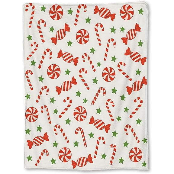 Christmas Tree Blanket, Soft Lightweight Flannel Green Pine Trees Throw Blanket for Couch, Bed, Travel & Decor, Cozy Warm Fuzzy Blankets for Adults Women Men 60×50 in