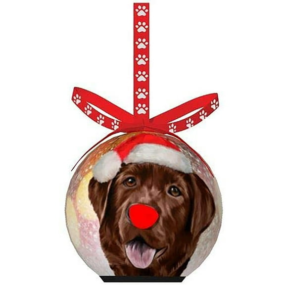 Christmas Tree Blinking Hanging Ball Ornament Animals, Rudolph, Size: One Size, D&D Distributing