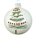 thumbnail image 1 of Christmas Tree Blown Glass Ornament - European Mouth-Blown Glass Ball, 1 of 4