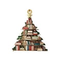 thumbnail image 1 of Christmas Tree Bookshelf Festive Holiday Display Shelf for Books, Decor, and Ornaments, Space-Saving Design, 1 of 4