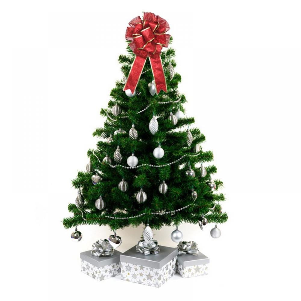 Christmas Tree Bow Topper Gift Bow Tree Topper Bow Indoor Outdoor