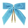 thumbnail image 1 of Christmas Tree Bows,Velvet Bows For Christmas Tree,Christmas Bows Decorations,Vintage Velvet Ribbon Christmas Ornaments,Sky Blue Bows Velvet Ornaments For Christmas Decorations, 1 of 2