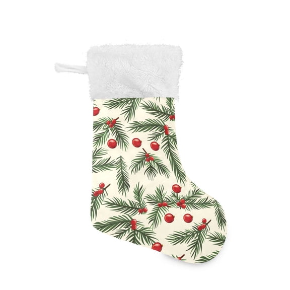 Christmas Tree Branches and Balls Christmas Stockings 17.71" Christmas Tree Decoration Fireplace Party Decoration