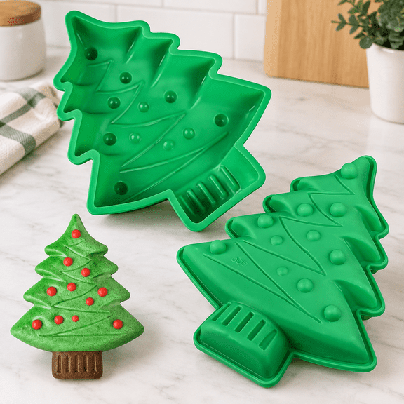 Christmas Tree Cake Pan 3D Christmas Tree Silicone Mold