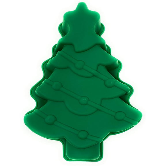 Christmas Tree Cake Pan 3D Silicone Christmas Baking Molds for Holiday Parties