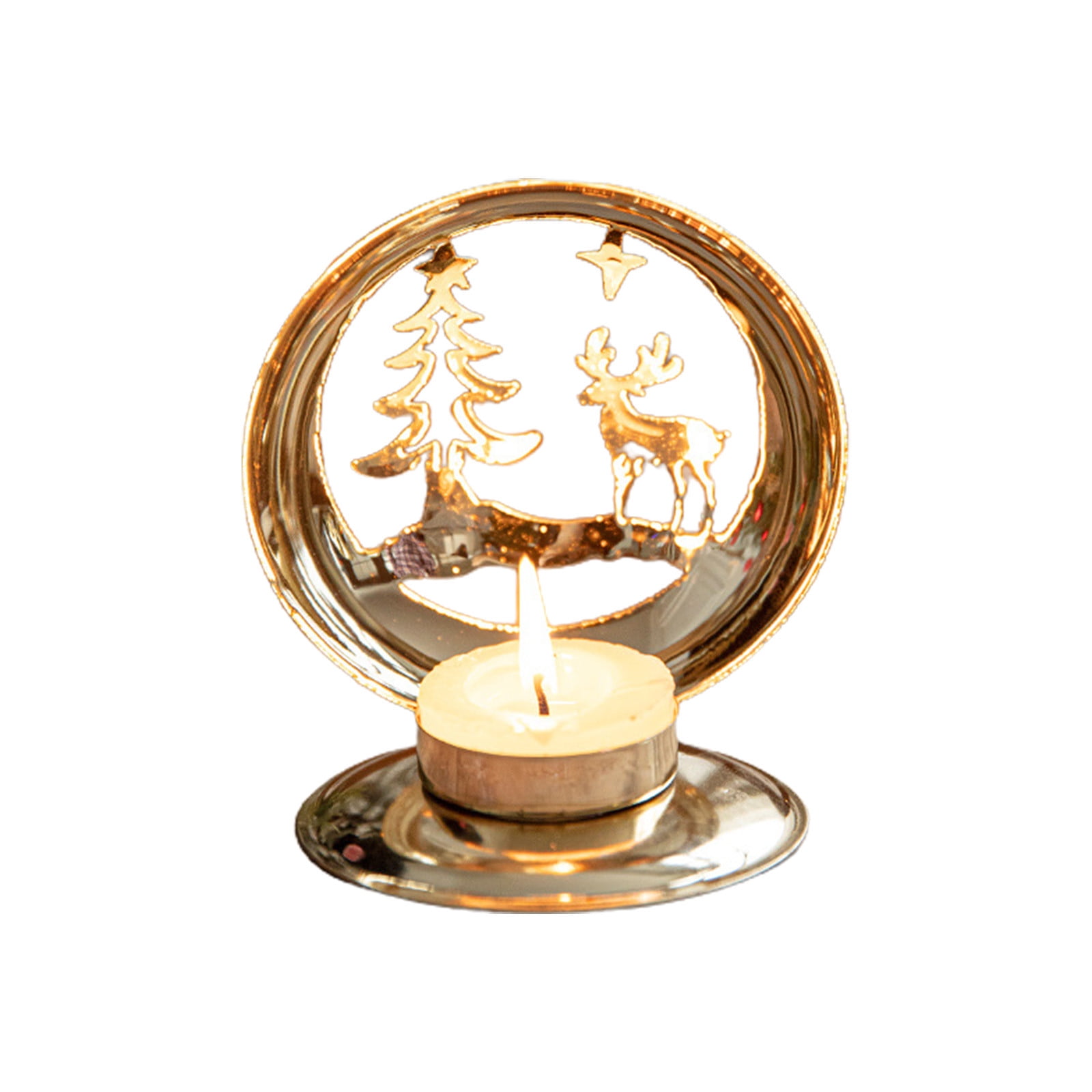 Christmas Tree Candle Holder Candleholder Metal Tea Light Candle Holder
