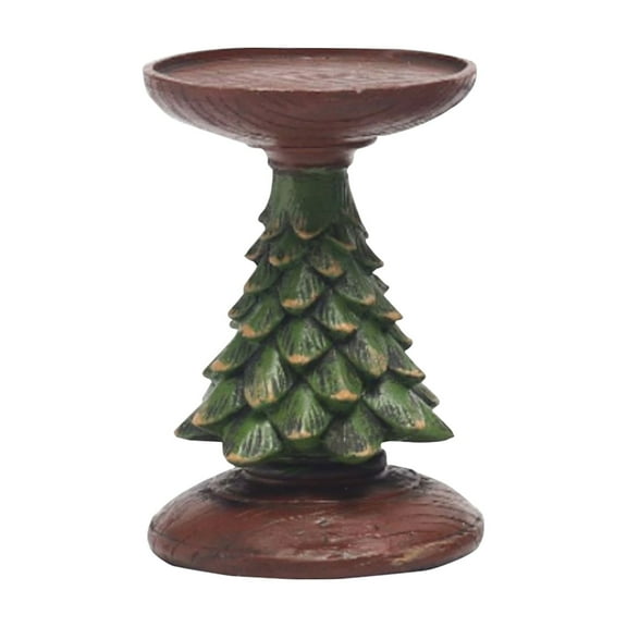Christmas Tree Candle Holder, Home Restaurant Counter Desktop Christmas Atmosphere Decoration, Style A
