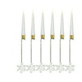 thumbnail image 1 of Christmas Tree Candles, 12 Pack Flameless Taper Candles for Christmas Tree Decorations, Fake LED Candles with Wand Remote Control and Crystal Decorative Hook christmas decorations, 1 of 5