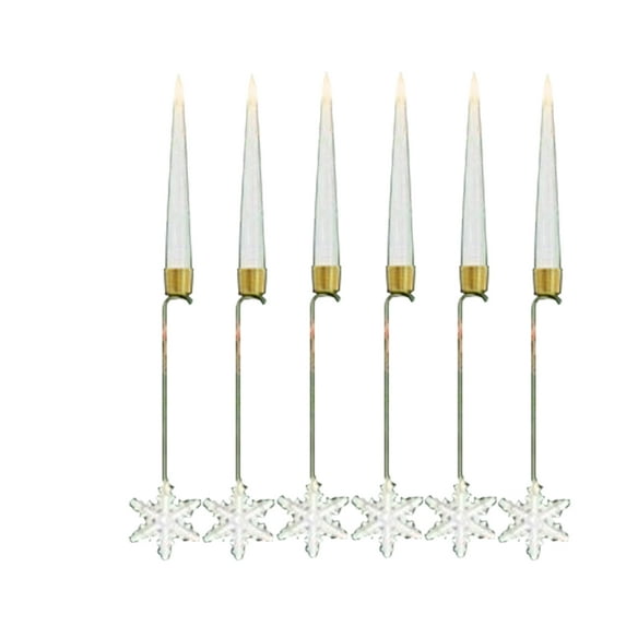 Christmas Tree Candles, 12 Pack Flameless Taper Candles for Christmas Tree Decorations, Fake LED Candles with Wand Remote Control and Crystal Decorative Hook christmas decorations