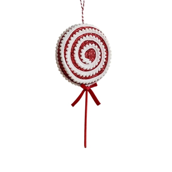 Christmas Tree Candy Acrylic Ornament, Flat Hanging Pendant for Holiday Decor, Lightweight Festive Decoration for Wreath Garland and Gift Embellishment(Red,C）