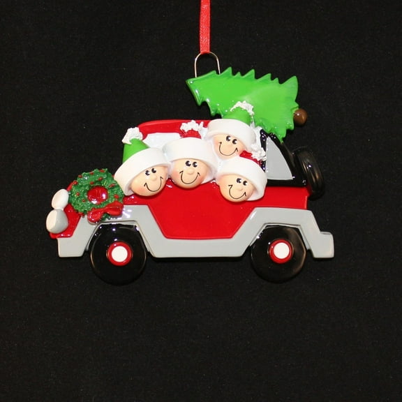 Car Family 4 Ornament