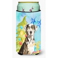 thumbnail image 1 of Christmas Tree Catahoula Leopard Dog Tall Boy Beverage Insulator Hugger, 1 of 1