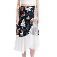 thumbnail image 1 of Christmas Tree Chic Chiffon Beach Skirt with Polyester Straps - for the Beach, 1 of 6
