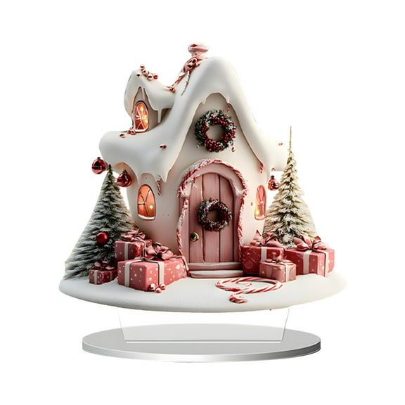 Christmas Tree Christmas Acrylic Ornaments Home Decorations Festive Xmas Hanging Decor for Indoor Home Holiday Party Family Gatherings Cute Lightweight Acrylic Ornaments