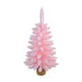 thumbnail image 1 of Christmas Tree,Christmas Decorations Artificial Christmas Tree Pink Tabletop Christmas Tree 17.72inch Snow Flocked Mini Xmas Pine Tree for Christmas Indoor Outdoor Holiday Home Decoration, 1 of 9