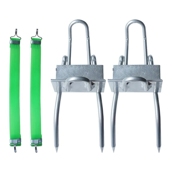 Christmas Tree Climbing Shoes, Stainless Steel Anti Slip Climbing Spikes, Anti-Slip Tree Climbing Shoes with 4 Spikes, Adjustable Straps for Outdoor Professionals, Silver