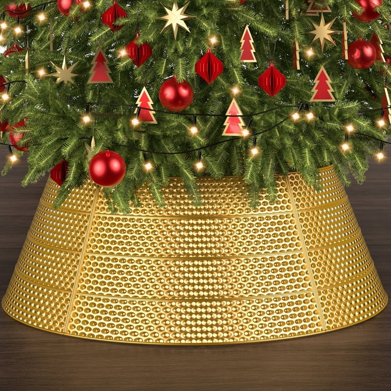 Christmas Tree Collar, 28 inch Metal Christmas Tree Collar Christmas Tree Collar, 28 inch Metal Christmas Tree Collar