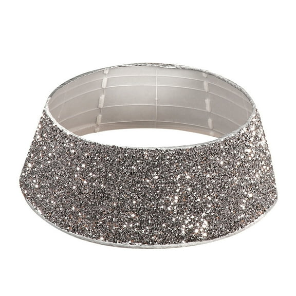 Christmas Tree Collar 30 Inch Sequins Xmas Tree Skirt Ring Base Cover Home Winter Holidays New Year Decor