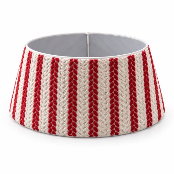 Christmas Tree Collar Basket Base Cover, Tree Stand Surround Ring, Seasonal Floor Decor to Hide Tree Stand for Indoor Holiday Living Room and Home Festive Christmas Decor