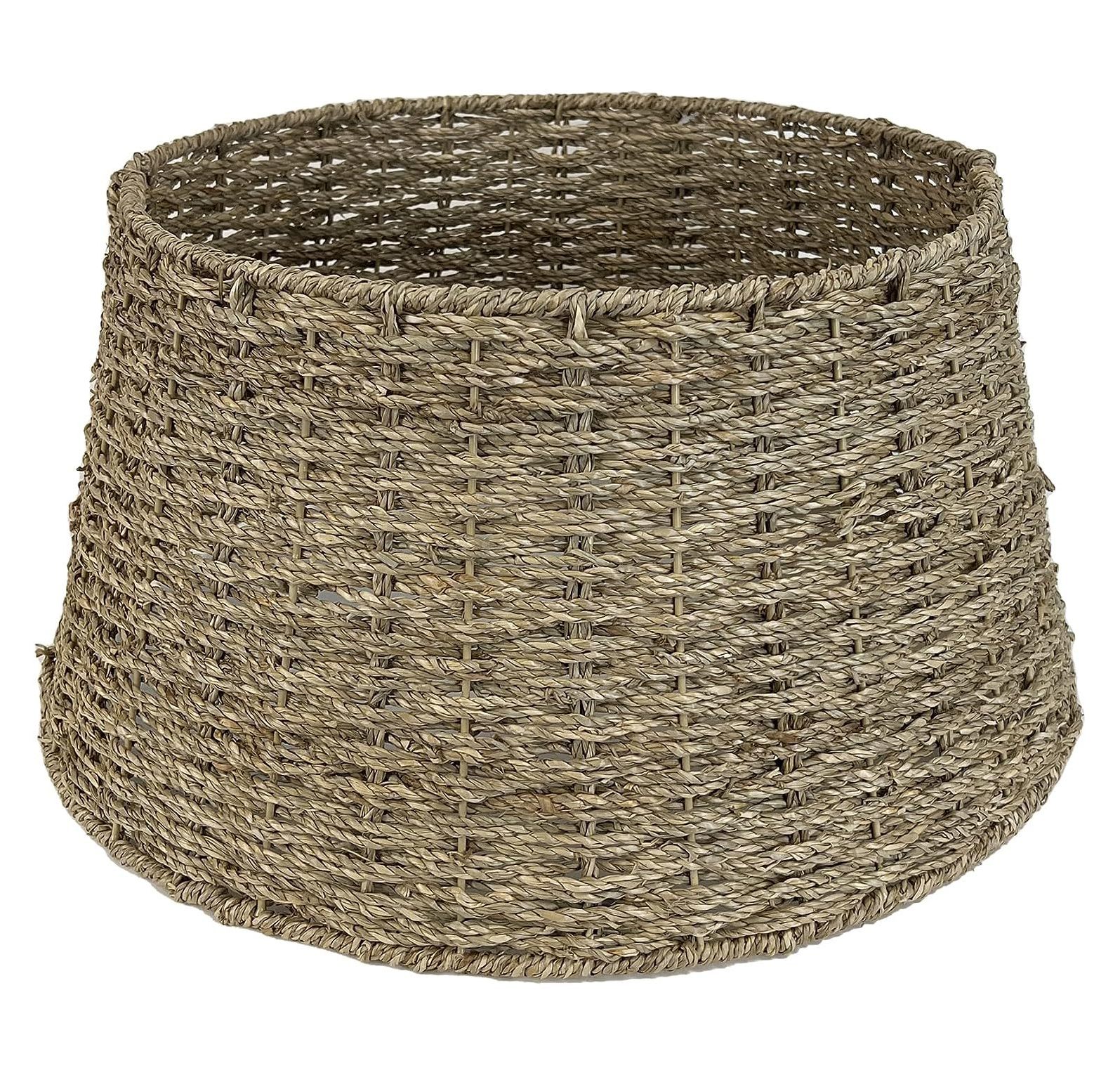 Christmas Tree Collar Natural Woven Base Decoration to Cover