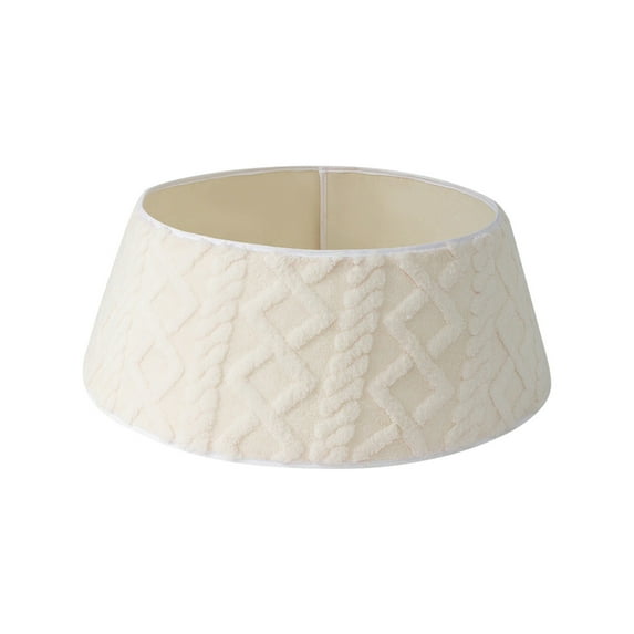 Christmas Tree Collar with Pattern Design, Decorative Skirt for Tree Base Protection and Gift Display, Perfect for Decor and Festive Atmosphere Creation