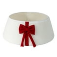 thumbnail image 1 of Christmas Tree Collar,Round Xmas Tree Skirt Alternative&Trunk Cover Base Cover,Decorative Fabric Stand Band for Holiday Home Decor,Fits Artificial&Natural Christmas Trees for Indoor Party Decoration, 1 of 3