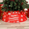 thumbnail image 1 of Christmas Tree Collar, Sequin Christmas Tree Base Covers,Foldable Round Xmas Tree for Artificial Trees,White Christmas Tree Basket for Holiday Decorations Home Decor Red, 1 of 6