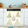 thumbnail image 1 of Christmas Tree Collection Dishwasher Magnet Cover, Refrigerator Door Cover Magnectic Sticker Kitchen Panel Decal Appliances Decor 23x26inch, 1 of 6