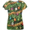 thumbnail image 1 of Christmas Tree Costume All Over Womens T Shirt Multi 2XL, 1 of 2