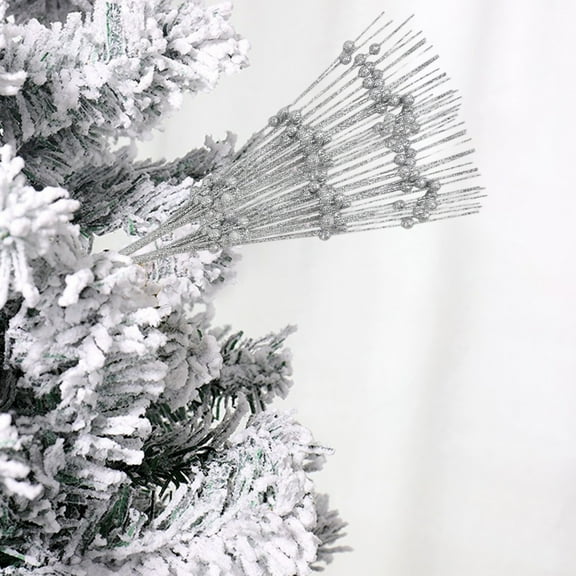 Christmas Tree Cuttings under $5! Cagogo Christmas Tree Decoration Picks, Mixed Berry Pine Cone Spray, Artificial Greenery Stems, Holiday Floral Arrangement Supplies, Xmas Craft Decor DIY Project