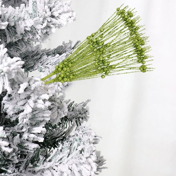 Christmas Tree Cuttings under $5! Cagogo Christmas Tree Decoration Picks, Mixed Berry Pine Cone Spray, Artificial Greenery Stems, Holiday Floral Arrangement Supplies, Xmas Craft Decor DIY Project