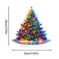 thumbnail image 1 of Christmas Tree DIY Art Kit,3D Standable Acrylic Tabletop Ornament,Crystal Rhinestone Art Set,Xmas Holiday Home Table Decor Gift, 1 of 5