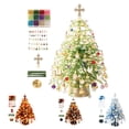 thumbnail image 1 of Christmas Tree DIY Beaded Christmas Tree Kit with Lights 3D Jingle Beads Merry Beads Christmas Tree Warm Light Mini Christmas Tree Handmade Holiday Decor, 1 of 5