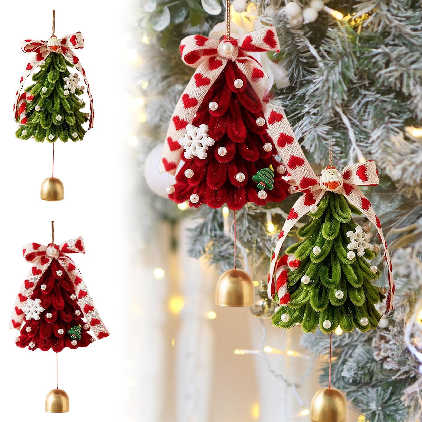 Christmas Tree DIY Kit for Car Suspension, Durable Hanging Accessories ...