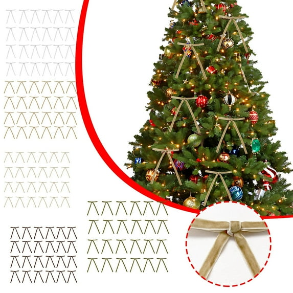 Christmas Tree Decoration 24pc Velvet Christmas Tree Bow Decoration Wreath Bow Decoration Christmas Ornament Set