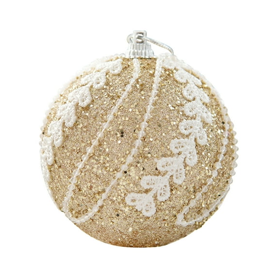 Christmas Tree Decoration, Christmas Ball, Colored Ball, Dipped Powder Ball,Single Pendant Ball,Handmade Iridescent Christmas Balls Shatterproof Xmas Ornaments Glitter Special Color Decoration