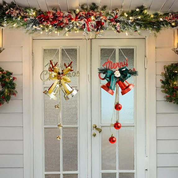 Christmas Tree Decoration Christmas Bells Decorations Festive Door And Christmas Tree Ornaments Outdoor Decor